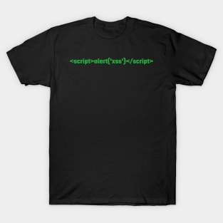 Hacker XSS commands T-Shirt